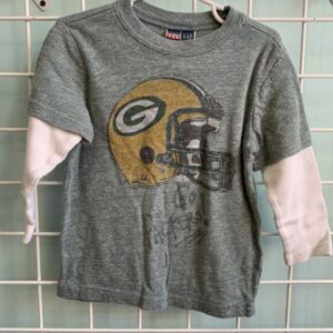 Size 3T - Green/White Packers Shirt