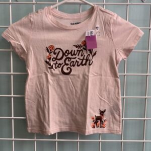 Size 5T - Pink Down to Earth Shirt (New)