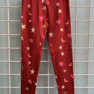 Size 5T - Red Star & Heart Legging
