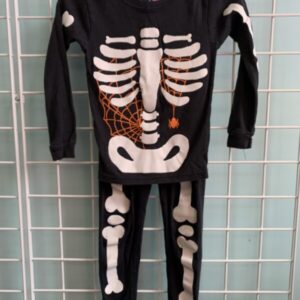 Size 5 - Black Skeleton PJ Set