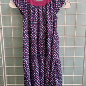 Size 7 - Blue/Pink Floral Tea Dress