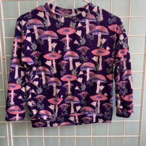 Size 7 - Purple/Pink Mushroom Shirt