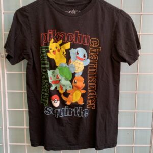Size 10 - Black Pokemon Shirt