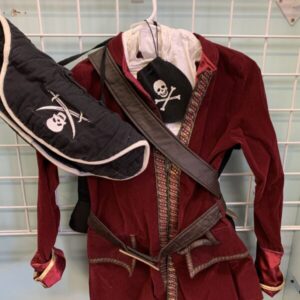 Costume: Size 7/8 Youth - Maroon Pirate Captain Hook