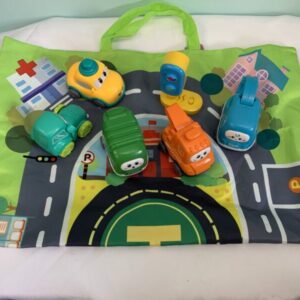 Toy: Big Cartoon Vehicle and Playmat Set