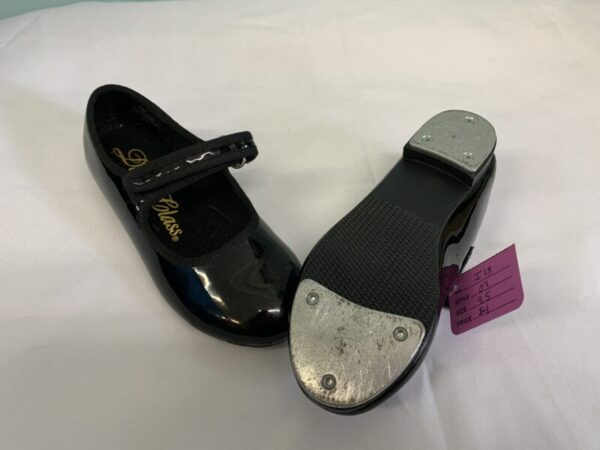 Dance Shoes - Size 09.5 Toddler, Black Tap