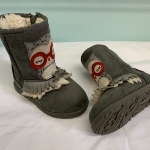 Boots - Size 08 Toddler, Grey Owl