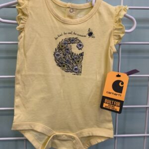 Size 03 Month - Yellow Carhartt Onesie (New)