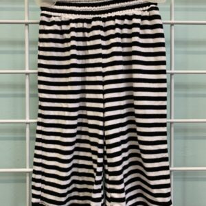 Size 03 Month - Black/White Stripe Wide Leg Pant