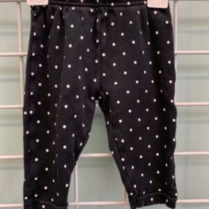 Size 06 Month - Black Polka Dot Pant