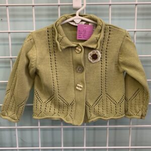 Size 24 Month - Green Sweater Shrug