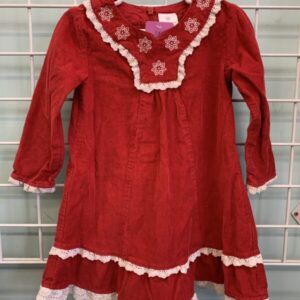 Size 3T - Red Corduroy Hanna Dress