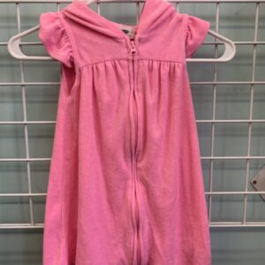 Size 5T - Pink Terry Cloth Pool Cover Up