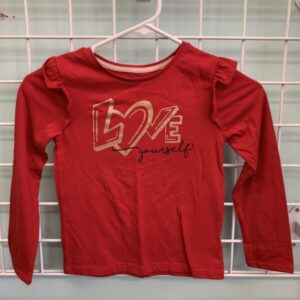 Size 6 - Red Love Yourself Shirt