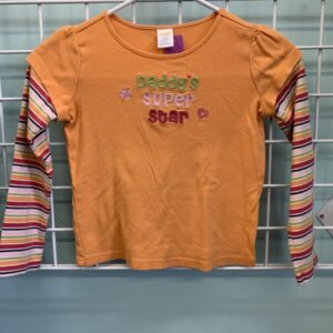 Size 7 - Orange Daddy's Super Star Shirt