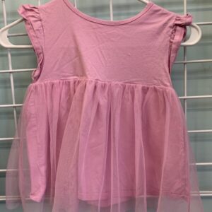 Size 7/8 - Pink Tulle Shirt