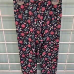 Size 2T - Blue/Pink Floral Jogger Pant