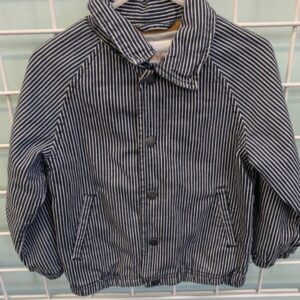 Size 3T - Blue/White Pinstripe Jean Jacket
