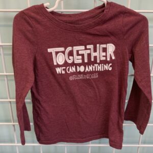Size 3T - Maroon Together Shirt