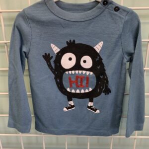 Size 3T - Blue Monster Shirt