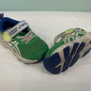 Shoes - Size 06 Toddler, Green Asics Tennis