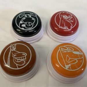 Toy: 4 pc. Learning Resources Animal Buttons