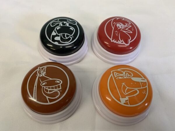 Toy: 4 pc. Learning Resources Animal Buttons