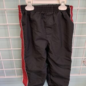 Size 4T - Black/Maroon Windbreaker Pant