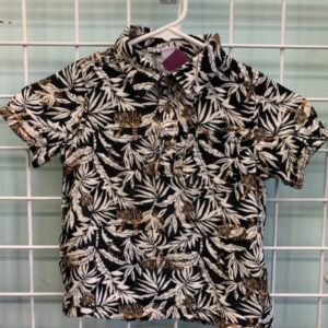 Size 4T - Black/White Tiger Shirt