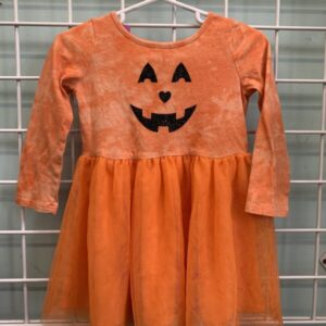 Size 18 Month - Orange Pumpkin Dress