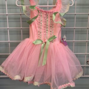 Size 2/3T - Pink/Green Tutu Dress