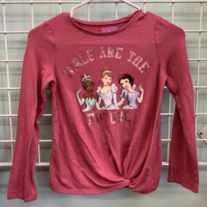 Size 8 - Pink Girls are the Future Princess Shirt