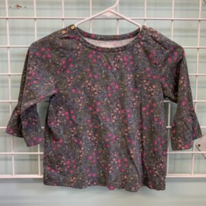 Size 10 - Grey Floral Shirt