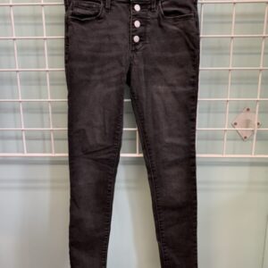 Size 10 - Black High Rise Rockstar Super Skinny Jegging