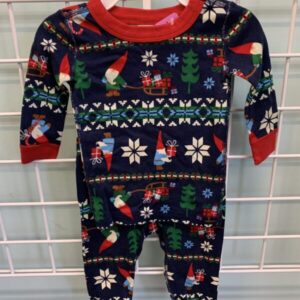 Size 12/18 Month - Blue/Red Gnome Hanna Pj Set