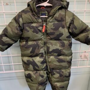 Size 12/18 Month - Green Camouflage Gap Snowsuit