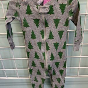 Size 18/24 Month - Grey/Green Tree Hanna Footless Sleeper