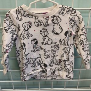 Size 24 Month - White Dalmation Sweatshirt