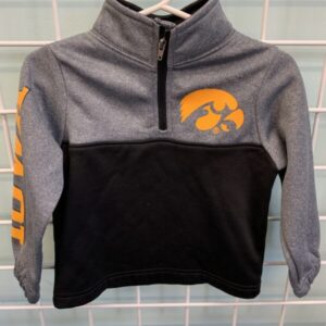 Size 2T - Grey/Black Iowa Hawkeyes Sweatshirt
