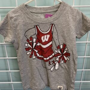 Size 3T - Grey WI Badgers Shirt