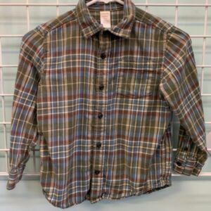 Size 5/6 - Green Plaid Gymboree Shirt
