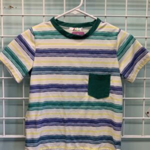 Size 6 - Green/White Stripe Shirt