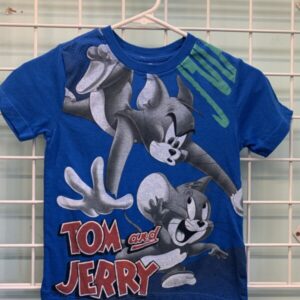 Size 6/7 - Blue Tom & Jerry Shirt