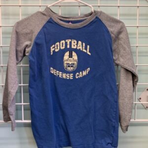 Size 6/7 - Blue/Grey Football Defense Camp Shirt