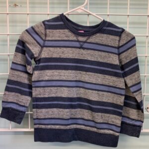 Size 7 - Blue/Grey Stripe Shirt