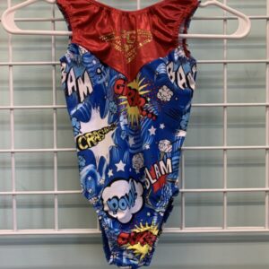 Size 10 - Blue/Red Superhero UPGC Leotard