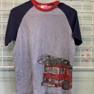Size 14/16 - Blue Firetruck Hanna Shirt