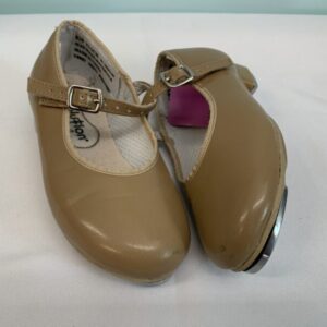 Dance Shoes - Size 12 Toddler, Taupe Tap