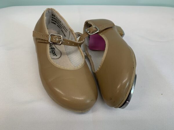 Dance Shoes - Size 12 Toddler, Taupe Tap