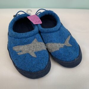 Slipper - Size 12/13 Toddler, Blue Shark
